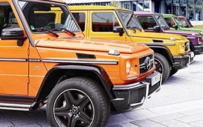 Mercedes G63 and G65 AMG Crazy Color Edition. A deluge of color!